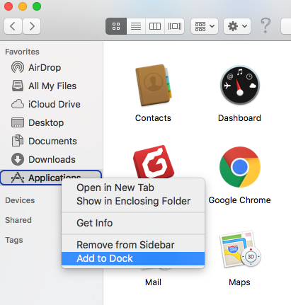 How To Open Apps Folder On Mac